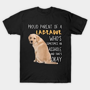 Proud Parents of Labrador Pet Lover T-Shirt